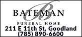 Bateman Funeral Home Sponsorship Banner